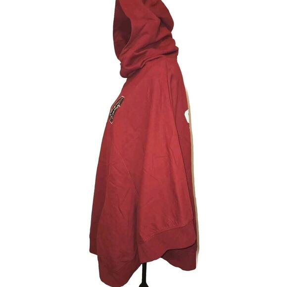 NWT! E5 Stanford Cardinal University Cotton Poncho/Hoodie Pockets Size L/XL - Picture 6 of 14